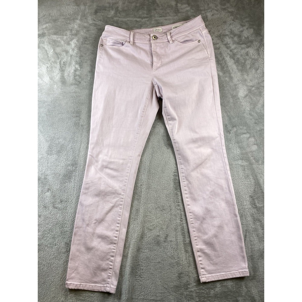 J Jill Denim Jeans Womens 6 Dusty Pink Slim Ankle Authentic Fit Stretchy Pants